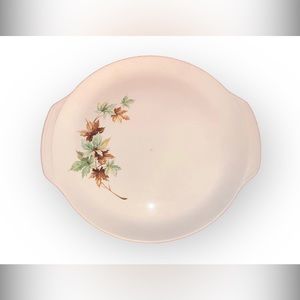 Set of 2 Vintage Salem Serving Platters / Pattern Maple Leaf / Size 3”x12”